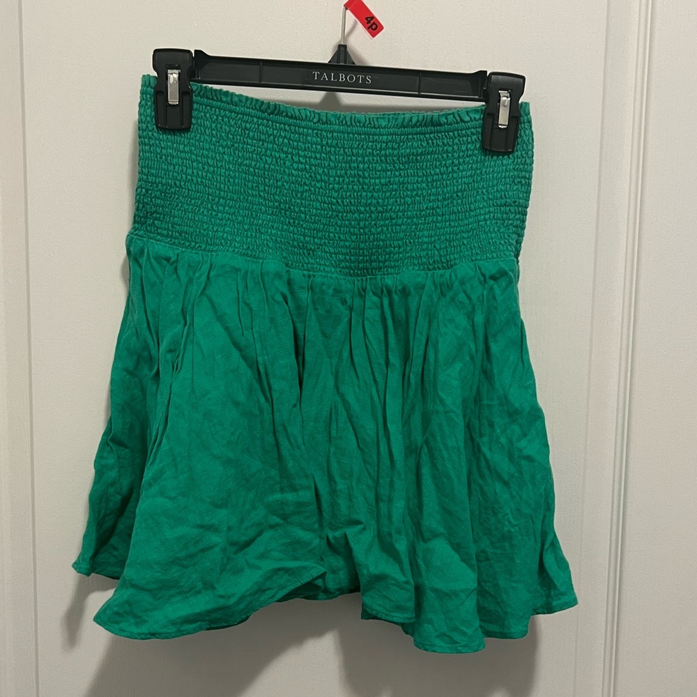 Jcrew mini skirt, linen